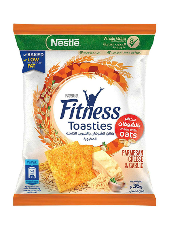 

Nestle Cheese & Garlic Oats Fitness Toasties, 36g