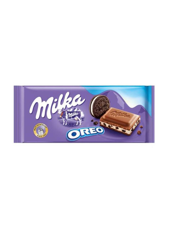 

Milka Oreo Chocolate Bar, 100g