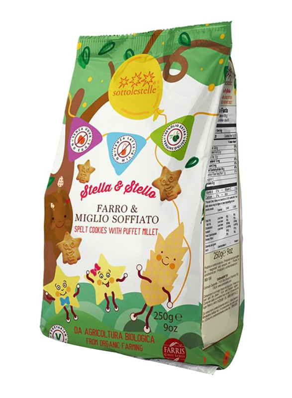 

Sottolestelle Stella & Stello Spelt Cookies, 250g