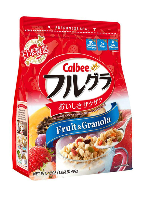 

Calbee Frugra Original Fruits & Granola, 482g