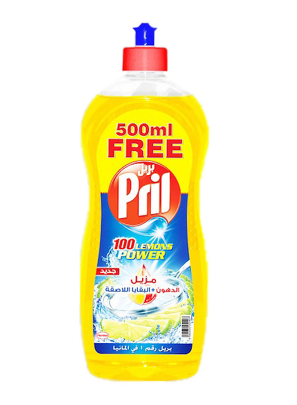 

Pril Lemon Dishwashing Liquid, 1.5 Liter