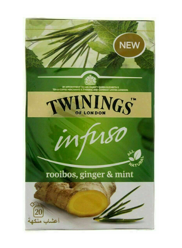 

Twinings Infuso Rooibos,Ginger & Mint Tea, 20 Bags