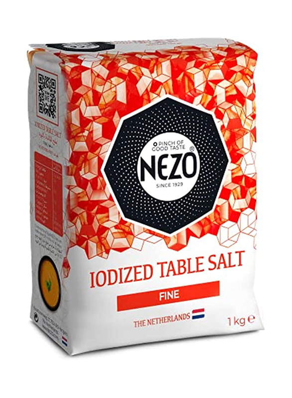 

Nezo Iodized Red & Blue Table Salt, 2 x 1Kg