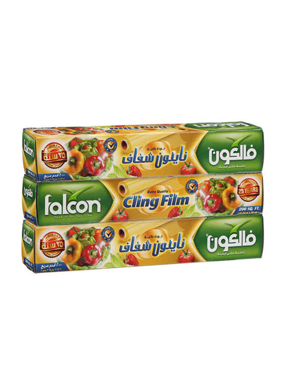 

Falcon Cling Film, 3 Pieces x 30 cm, 200 sq.ft