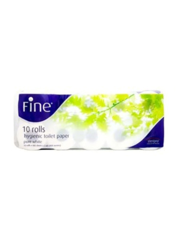 

Fine Toilet Papers, 10 Rolls x 400 Sheets