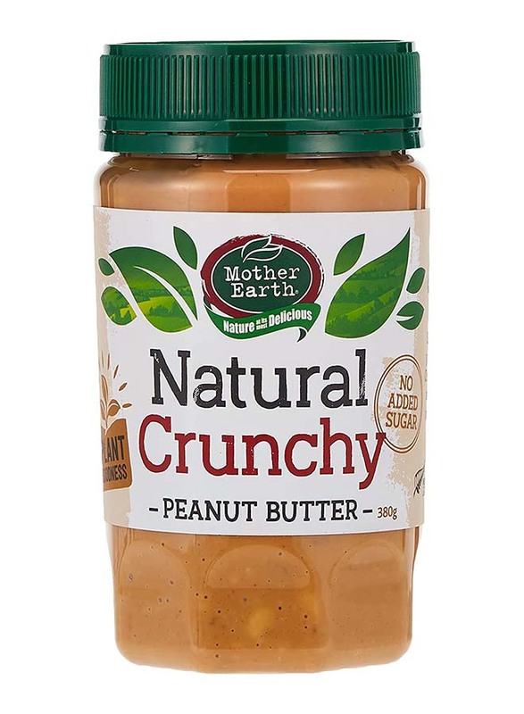 

Mother Earth Crunchy Natural Peanut Butter, 380g