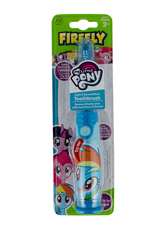 

Dr. Fresh Firefly Mlp Light & Sound Effect Kids Toothbrush, Blue