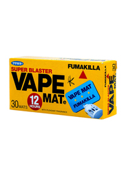 Fumakilla Vape Mats, 30 Mats x 10mg