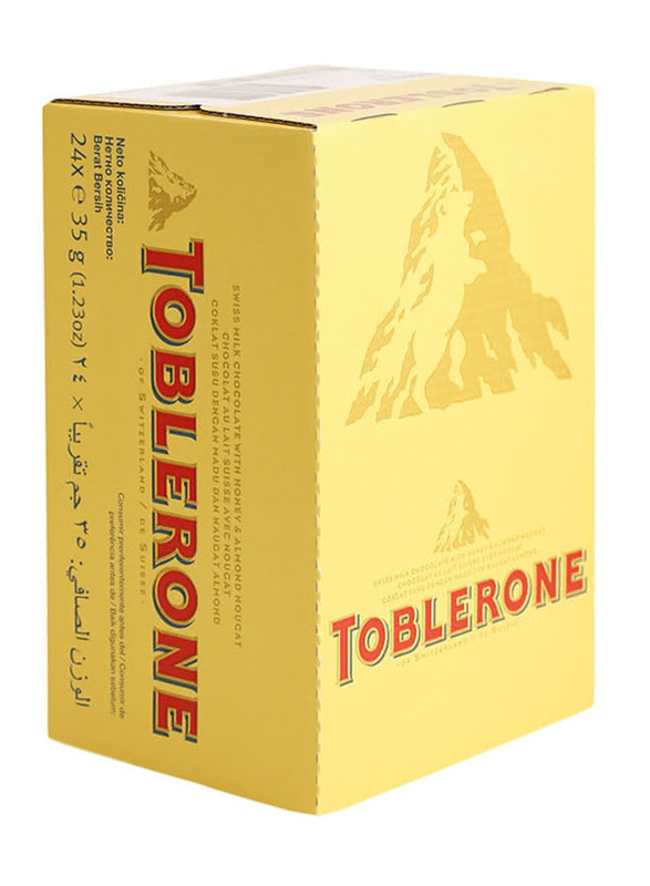 

Toblerone Swiss Milk Chocolate Bar, 24 x 35g