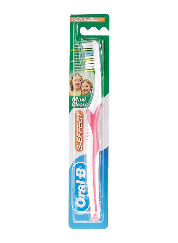 

Oral B 3 Effect Maxi Clean Toothbrush, Multicolour, Medium