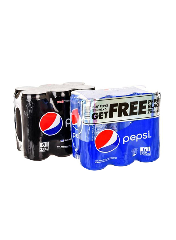 

Pepsi Black Core Drink, 6 x 330ml