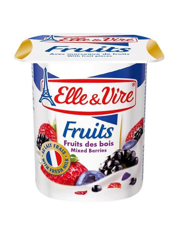 

Elle & Vire Mixed Berry Yoghurt, 125g