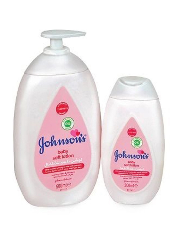 

Johnson's 500ml + 200ml Baby Soft Lotion