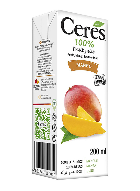 

Ceres Mango Juice, 200ml