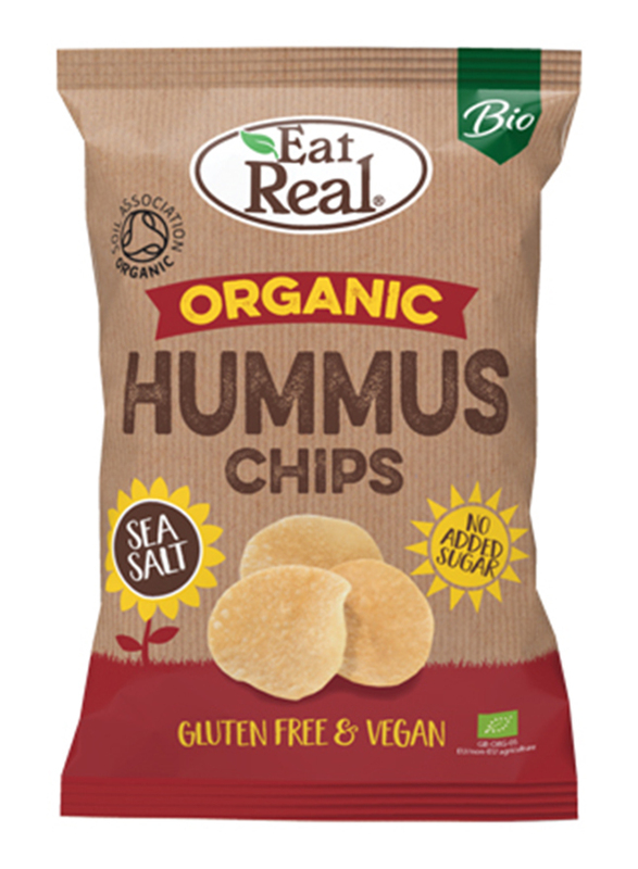 

Eat Real Organc Hummus Chips Sea Salt, 100g
