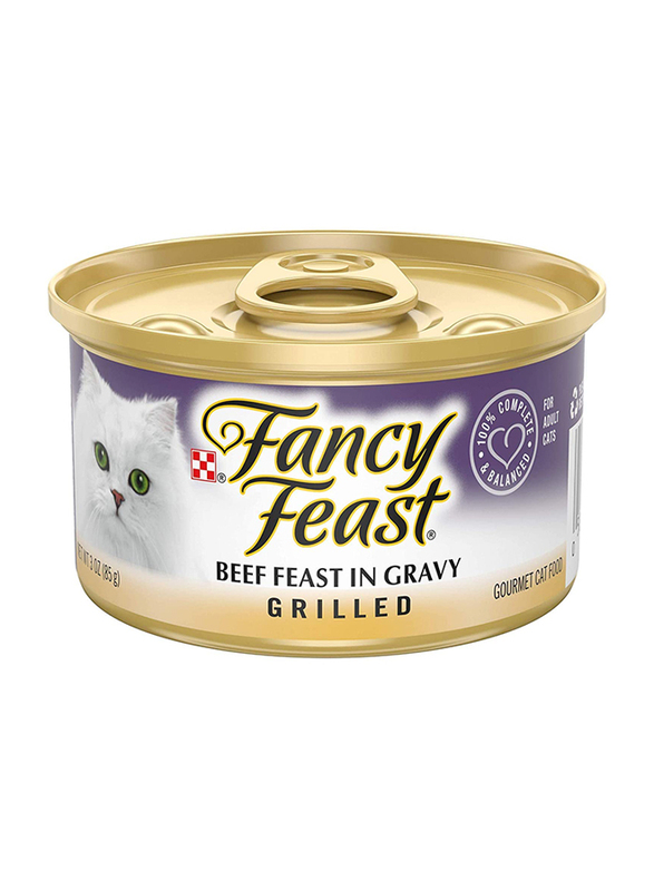 

Purina Fancy Feast Grilled Beef Wet Cat Food, 85g