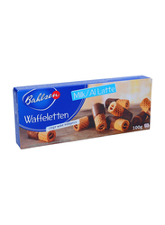 Bahlsen Chocolate Waffeletten Milk Chocolate Dipped Cookies, 100g