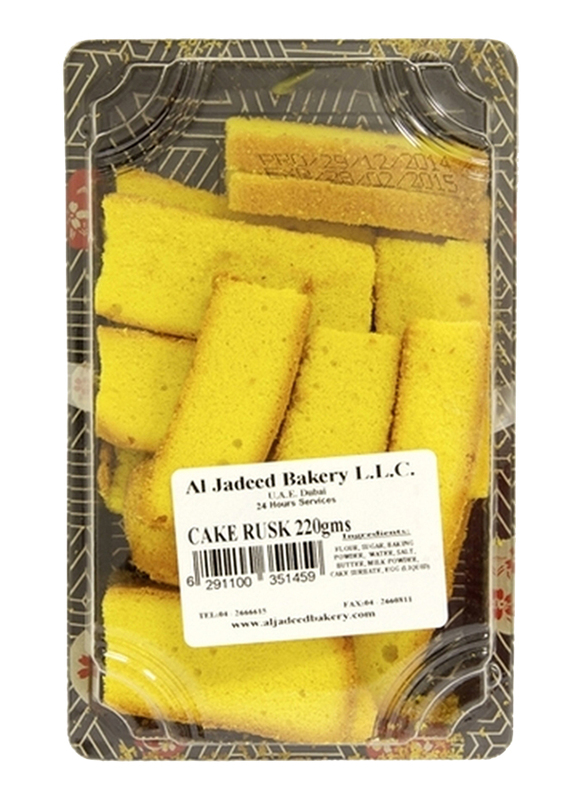 

Al Jadeed Cake Rusk, 220g
