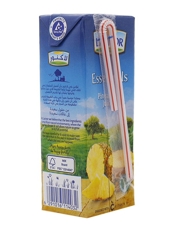 

Lacnor Essentials Pineapple Juice, 180ml