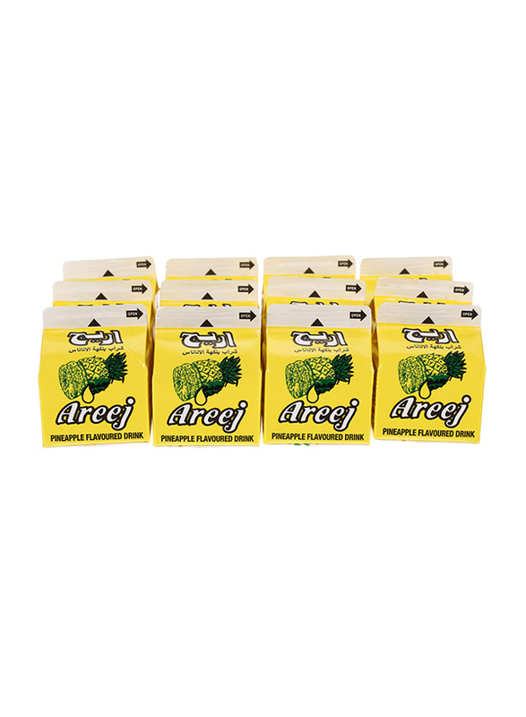 

Areej No Add Sugar Pineapple Juice, 12 x 225ml