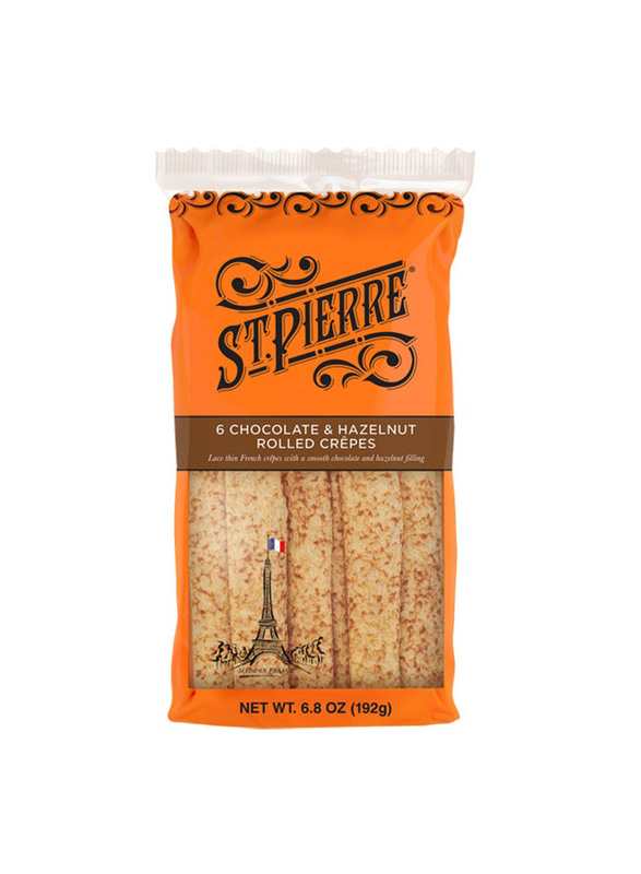 

St Pierre 6 Chocolate Filled Crepes, 192g