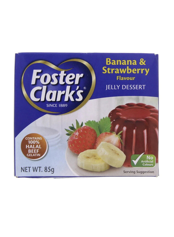 

Foster Clark's Strawberry & Banana Flavor Jelly, 12 x 85g