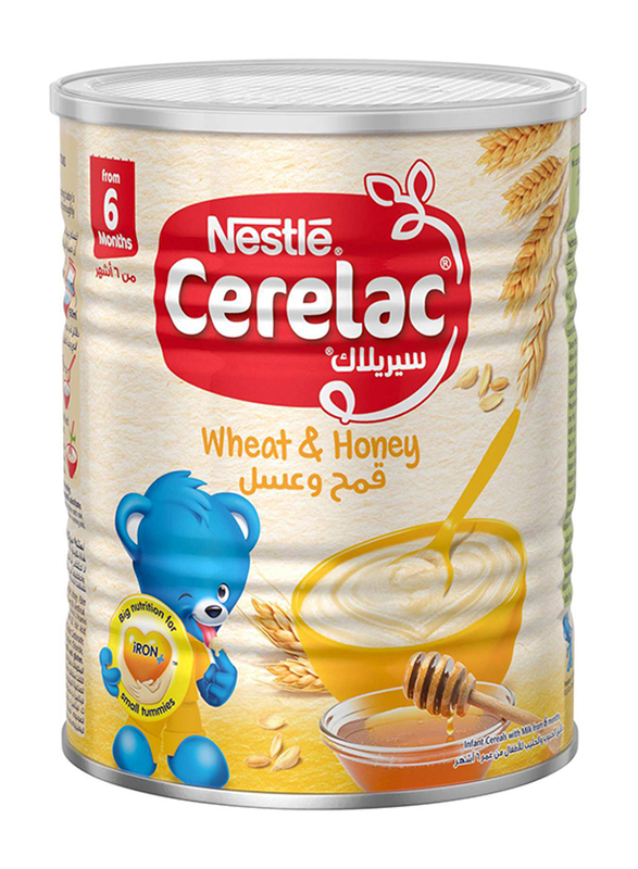 

Nestle Wheat & Honey Baby Food Cerelac Tin, 400g