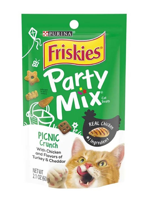 

Purina Friskies Party Mix Picnic Cat Dry Food, 60g