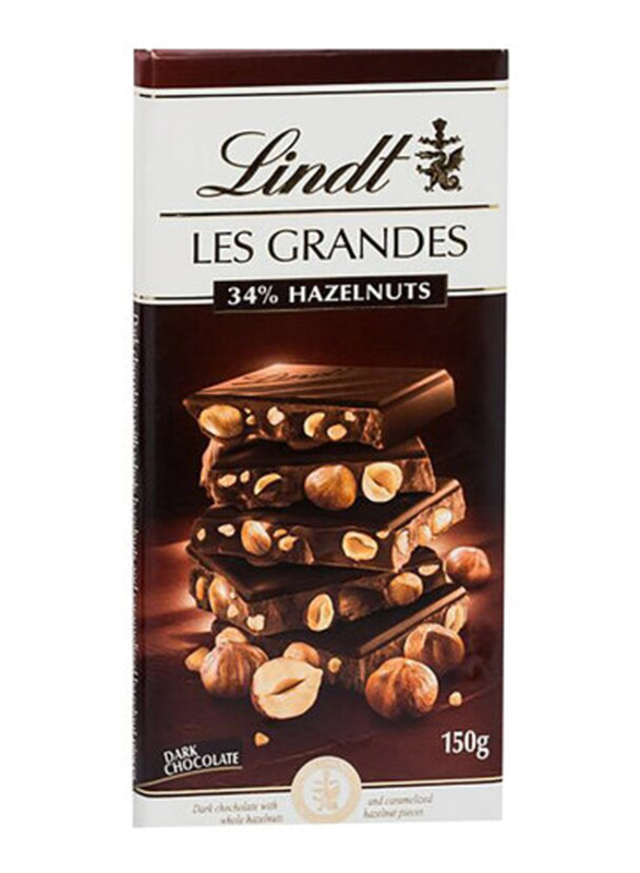 

Les Grandes Dark Hazelnut Chocolate, 2 x 150g