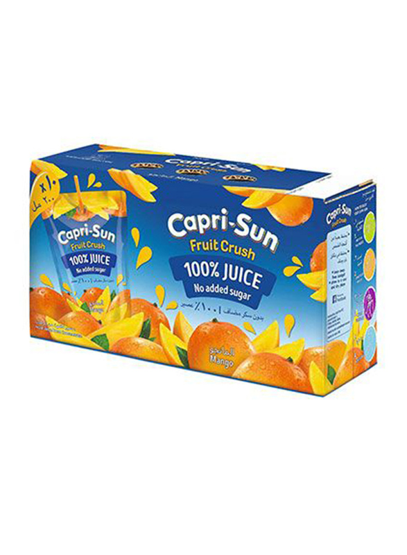 

Capri Sun No Sugar Added Mango Juice, 10 x 200ml