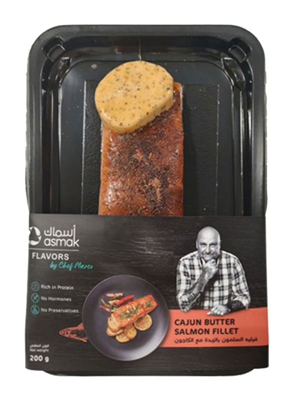 

Asmak Cajun Butter Flavor Salmon Fillet, 200g