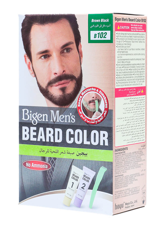 

Bigen Men's Beard Color Cream, Brown/Black B102, 40gm