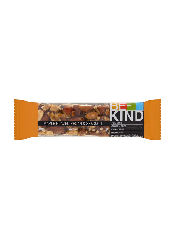 

Be-Kind Maple Glazed Pecan and Sea Salt Nut Bar, 40g