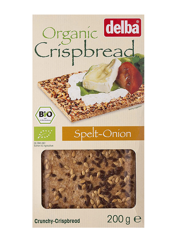 

Delba Spelt Onion Crispbread, 200g