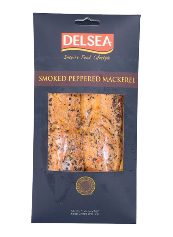 

Delsea Smoked Pepper Mackerel Fillt, 220g