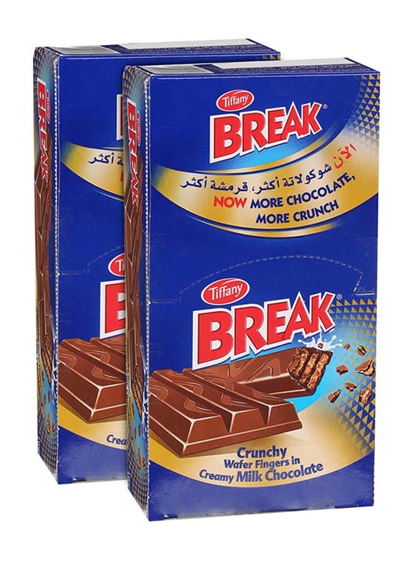 

Tiffany Break Wafer Milk Chocolate, 2 x 31g