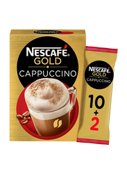 Nescafe Gold Sweetened Cappuccino, 12 Sachet x 17gm
