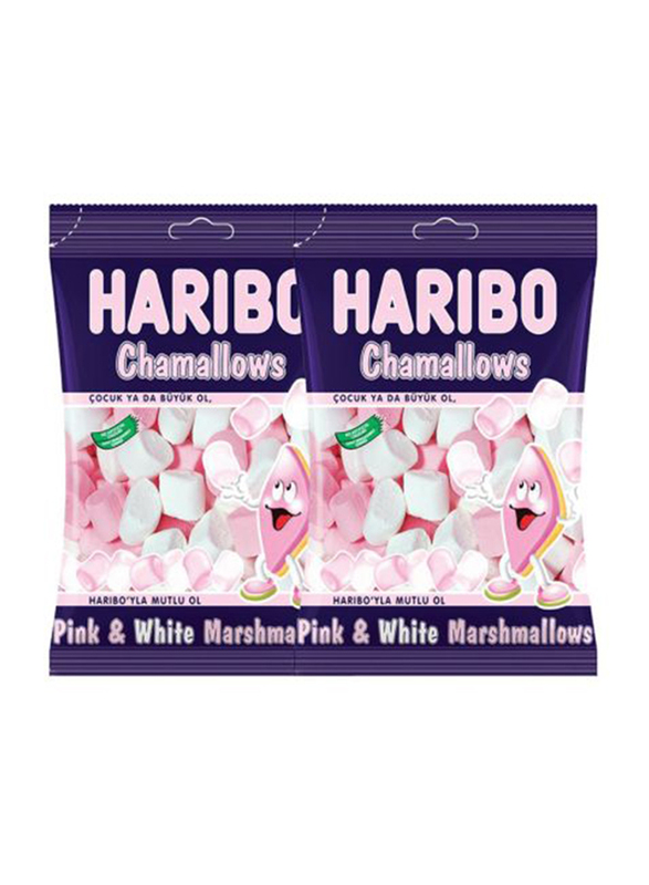 

Haribo Chamallows Pink & White Marshmallows, 2 x 150g