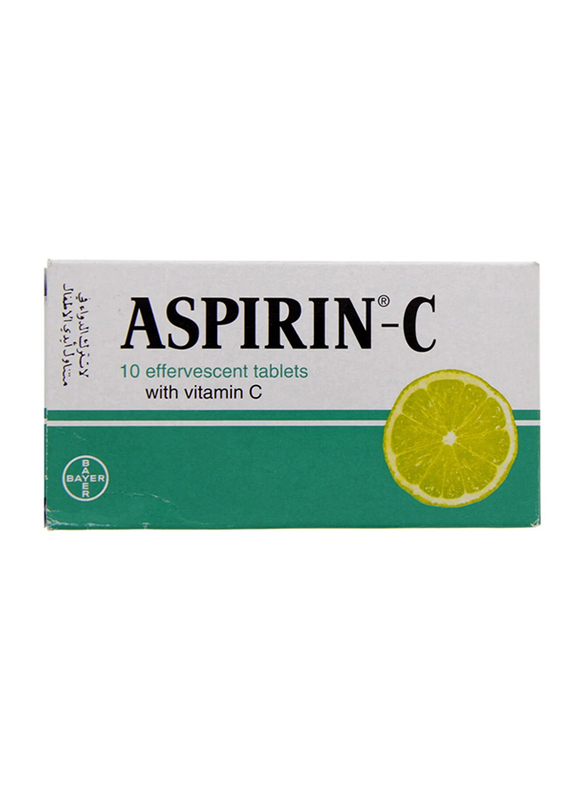 

Aspirin C Effervescent Vitamin C Tablets, 10 Tablets