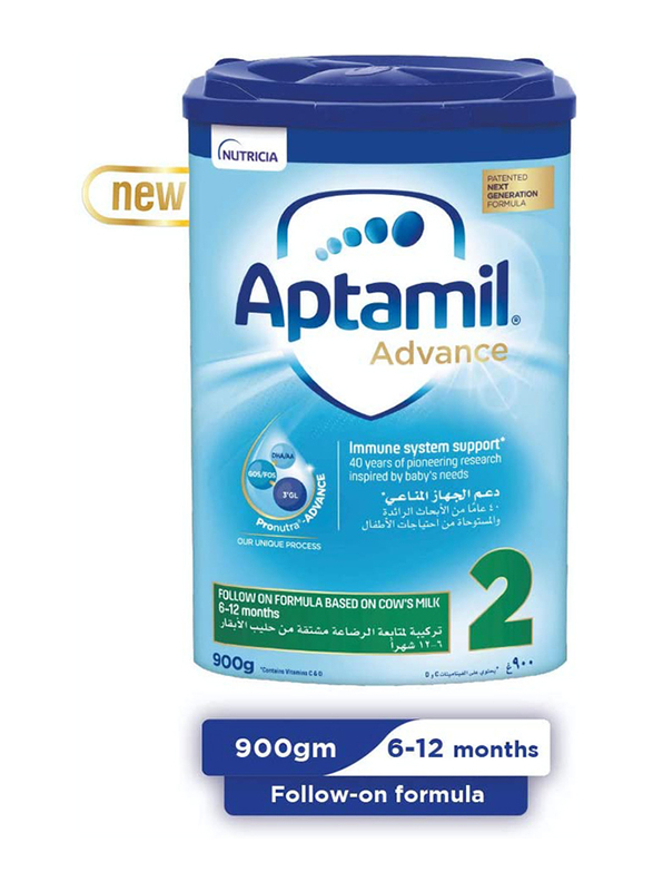 Aptamil Advance 2 Next Generation Infant Formula Milk, 900g