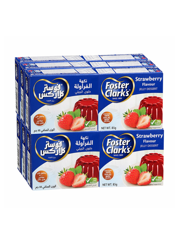

Foster Clark's Strawberry Flavor Jelly, 12 x 85g