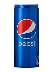 Pepsi Carbonated Soft Drink, 6 Cans x 245ml