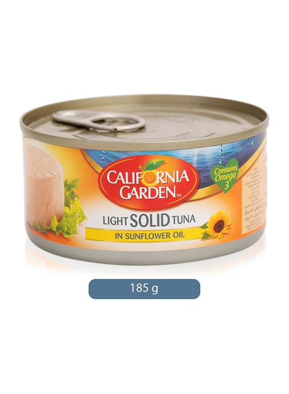 

California Garden Light Solid Tuna in Sunflower Oil, 185g