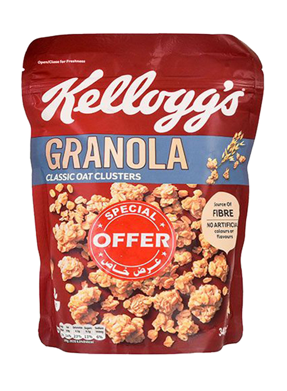 

Kellogg's Kelloggs Granola Classic Oat Clusters, 340g