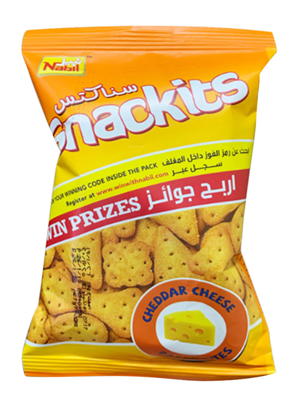 

Nabil Snackits Baked Cheddar Cheese Crackers, 40g