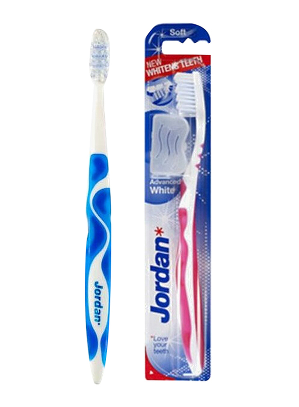 

Jordan Advance White Soft Tooth Brush, One Size