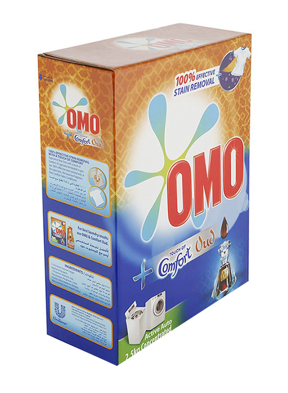 

Omo Active Auto with Comfort Oud Powder Detergent, 2.5 Kg