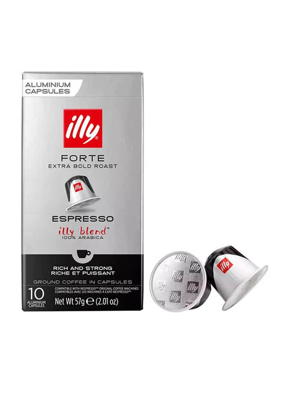 

Illy Forte Espresso Coffee, 10 Capsules x 57g