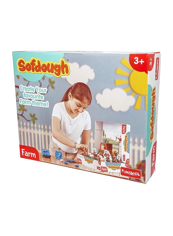 

Funskool Sofdough Farm Theme Toys, Multicolour