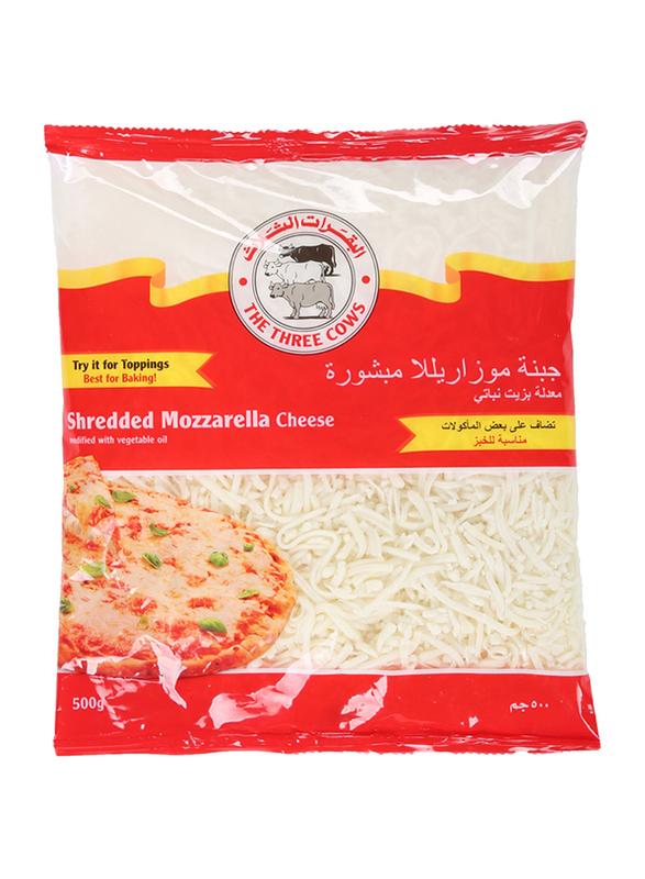 

The Three Cows Pizza Shredded Cheese, 500g
